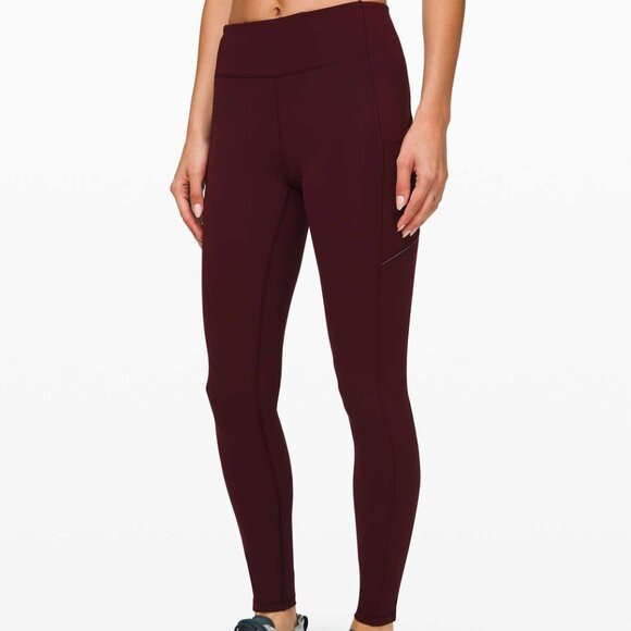 Lululemon Speed Up Tight 28" Garnet Size 10 - Picture 1 of 7